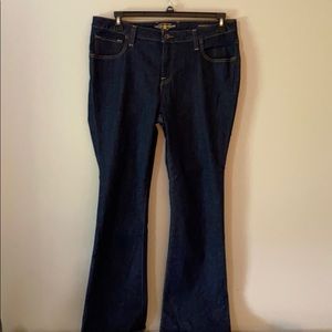 Lucky brand ginger boot size 14W jeans